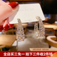 伊黛兒耳環復古巴洛克夸張氣質水鉆耳圈2026新款潮個性夸張耳飾女 水鉆耳圈E0073