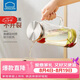 樂扣樂扣（LOCK&LOCK）涼水壺耐熱玻璃水壺泡茶檸檬水果水杯子家用大容量玻璃茶水杯1.6L