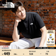 北面（The North Face）男Misty美利奴羊毛休閑短袖Polo衫戶外休閑運動|8BYK JK3/宇宙黑 XL /180