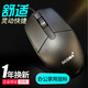 DCOMA 辦公家用靜音USB輕音有線鼠標(biāo)臺(tái)式機(jī)筆記本電腦商務(wù)辦公有線光電3D滾輪手感舒適鼠標(biāo)M100 普通版黑色