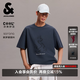 杰克·瓊斯（JACK&JONES）26年新款夏季短袖T恤男士【涼感】寬松潮流休閑法斗熊貓印花t恤 E40水泥灰 常規(guī) S （170）