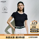 艾諾絲雅詩(shī)【商場(chǎng)同款】2026年夏季新款萊賽爾撞色滾邊針織衫式T恤50436129 暮色藍(lán) M