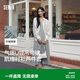 森馬（Semir）連衣裙女夏季U領吊帶裙肌理翻領襯衫風松弛感兩件套101325114024