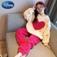 迪士尼（Disney）女童加絨休閑兒童家居服秋冬裝新款大童洋氣加厚珊瑚絨睡衣兩套 粉色愛心 160