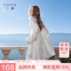 三彩【醋酸】2026夏季新款寬松中長款襯衫輕薄小衫開衫翻領開衫外套M