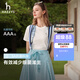 HAZZYS【3A抗菌】哈吉斯女裝 26新款夏季女士寬松簡(jiǎn)約短袖T恤女 米黃色OW L (165/88A 40)