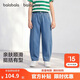 巴拉巴拉童裝兒童牛仔褲男童褲子2026新款夏裝薄款長(zhǎng)褲彎刀褲寬松中大童潮