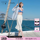 三彩2026夏季新款波點(diǎn)半身裙高腰歐根紗拼接長(zhǎng)裙女 香檳色幾何 L
