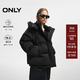 ONLY2025冬季新款90白鴨絨減齡蓬松云朵感連帽羽絨服女|125423014 H1Z黑色 S