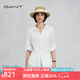 GANT/甘特【源野襯衫】春夏女士長袖老錢風純亞麻襯衫 115-白色 M