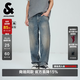 杰克·瓊斯（JACK&JONES）【純棉】男裝牛仔褲夏季超廓彎刀褲子時(shí)尚百搭舒適226232048 E41中牛仔藍(lán) 常規(guī) 28 165 W28/L30
