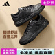 阿迪達斯（adidas）男鞋板鞋夏季新款透氣黑色滑板鞋潮流百搭輕便休閑鞋運動鞋情侶鞋 黑色JS4361【官方正品 假一賠十】 41