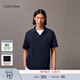 Calvin KleinJeans25夏季男士商務休閑通勤ck純棉海鷗領短袖POLO衫針織T恤