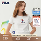 斐樂（FILA） 女裝官方女士短袖T恤夏季休閑運動內搭t恤百搭短T上衣 標準白-F51W328152FWT M （165/84A/M）