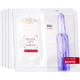 【99成新】歐萊雅（LOREAL）復顏玻尿酸水光充盈導入安瓶鮮注玻色因面膜 5PC情人節補水淡紋