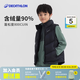 迪卡儂（DECATHLON）兒童戶外冬季運動羽絨馬甲男女童輕薄保暖背心加絨滑雪內膽 云碳黑 均碼 M  165c /161-172cm14-15歲