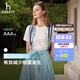 HAZZYS【3A抗菌】哈吉斯女裝 26新款夏季女士寬松簡約短袖T恤女 米黃色OW XL (170/92A 42)