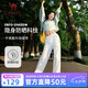 駱駝（CAMEL）【漫游】運動褲女春夏季新款輕薄防曬神褲寬松闊腿直筒休閑長褲