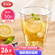 美麗雅一次性杯子航空杯200ml*50只 食品級加厚塑料杯透明水杯飲料杯