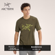 ARC'TERYX始祖鳥 IONIA MERINO WOOL LOGO 透氣 男子 短袖T恤 TATSU / RAY/復(fù)古綠/輝耀黃 M