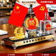 俏博萊創意辦公擺件老板桌面筆筒輕奢高檔裝飾品辦公室文臺收納禮品用品 大尺寸辦公擺臺34*12*34CM 創意 合金麒麟 款