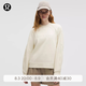 lululemon丨Scuba 女士超寬松款套頭衛(wèi)衣 *文字徽標(biāo) LW3JDBS 淺象牙白 M /L