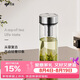萬象（WANXIANG）單層玻璃杯U48R商務帶濾網水杯鈦銀色520ML辦公泡茶杯大容量茶杯
