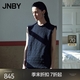 江南布衣（JNBY）【商場同款】26春夏新品毛衫寬松無袖編織套頭背心女5Q1313150 409/黑藏青 XL