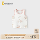 童泰（TONGTAI）寶寶背心夏季薄款嬰兒衣服兒童護肚馬甲男童女童打底內衣竹棉 粉色 90