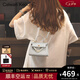 CALWAN KEODH包包女包2026新款夏斜挎凱莉包手提小包生日七夕情人節禮物送女友 【銀灰色】輕奢時尚氣質小方包實用走心女生閨蜜