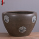京石云  景德鎮陶瓷魚(yú)缸大號客廳養魚(yú)盆戶(hù)外魚(yú)缸睡蓮荷花缸庭院老式水缸 復古 63x63x42cm