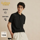 卡賓（CABBEEN）【200G索羅娜涼感珠地】Polo衫透氣蜂窩肌理梅花刺繡26夏短袖polo