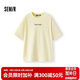 森馬（Semir）短袖T恤女夏印花純棉寬松套頭衫圖案小眾設計感上衣101325100038