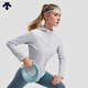 迪桑特 WOMEN’S TRAINING  女士 半拉鏈 連帽衛(wèi)衣 LB-LIGHT BLUE L (170/88A)