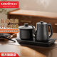 金灶（KAMJOVE）自動(dòng)上水電熱水壺全自動(dòng)上水壺恒溫壺電水壺?zé)畨夭杈唠姴锠t全智能茶臺(tái)燒水壺一體機(jī) 1.2L 【R9雙爐臺(tái)嵌兩用20*37cm】