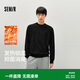 森馬（Semir）毛衫男冬發(fā)熱含羊絨半高領內(nèi)搭25基礎黑色打底針織衫109725107102