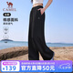 駱駝（CAMEL）【漫游】休閑運動褲女長褲春秋季新款棉感寬松闊腿百搭休閑褲子