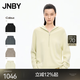 江南布衣（JNBY）春秋針織衫連帽長袖套頭羊毛衫女5X9310220 740/淡黃 M