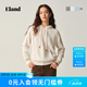 ELAND衣戀毛衣女時(shí)尚抽繩連帽長(zhǎng)袖針織衫上衣新款 象牙白/白色(39)Ivory M /165