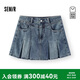 森馬（Semir）森柔|商場同款牛仔半身裙女夏季涼感短裙2026百褶裙103326120006