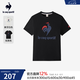 樂卡克（Le coq sportif）法國公雞2026年春夏男款短袖T恤 炫黑色 L