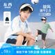 左西男童夏裝套裝2026新款兒童短袖套裝夏季速干運動兩件套 藍色 140