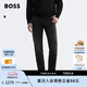 雨果博斯BOSS 男士26年春季新款修身黑色彈力牛仔褲 002-黑色 L