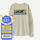 巴塔哥尼亞（Patagonia）女士Cap Cool Daily 戶外長袖C1速干T恤45175/45465/45458 45465-DYWH白色 M
