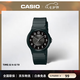 卡西歐（CASIO）學生手表 MQ24簡約耐用指針小黑表 高中生學生公務員考公考試表 MQ-24-1B3
