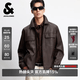 杰克·瓊斯（JACK&JONES）26年男裝秋季外套男款商務休閑夾克男士純色通勤多口袋外套上衣 E09巧克力棕色 M （175）