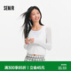 森馬（Semir）針織開衫女夏短款修身純色花邊V領正肩衣服疊穿上衣101325106002
