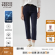 Teenie Weenie【不易褪色】小熊女秋季高腰休閑通勤牛仔鉛筆褲長(zhǎng)褲 牛仔色 S (160)