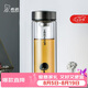 希諾雙層玻璃杯男家用辦公泡茶杯子車載過濾水杯七夕節日禮物XN-6702