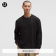 lululemon丨Heavyweight男士棉混紡針織長袖T恤 速干 LM3FBTS 黑色 M